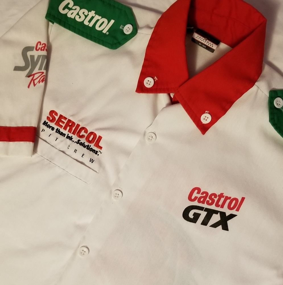 Vintage Castrol Racing Pit Crew Shirt